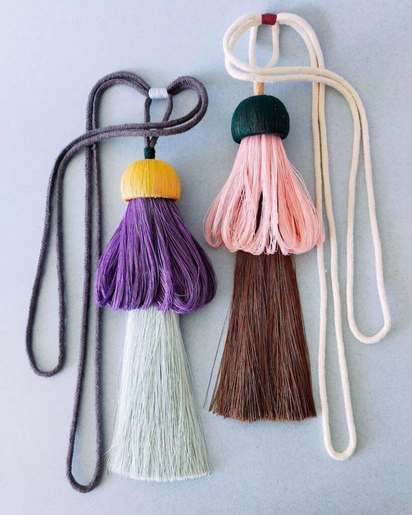 Hand made Hilda tiebacks